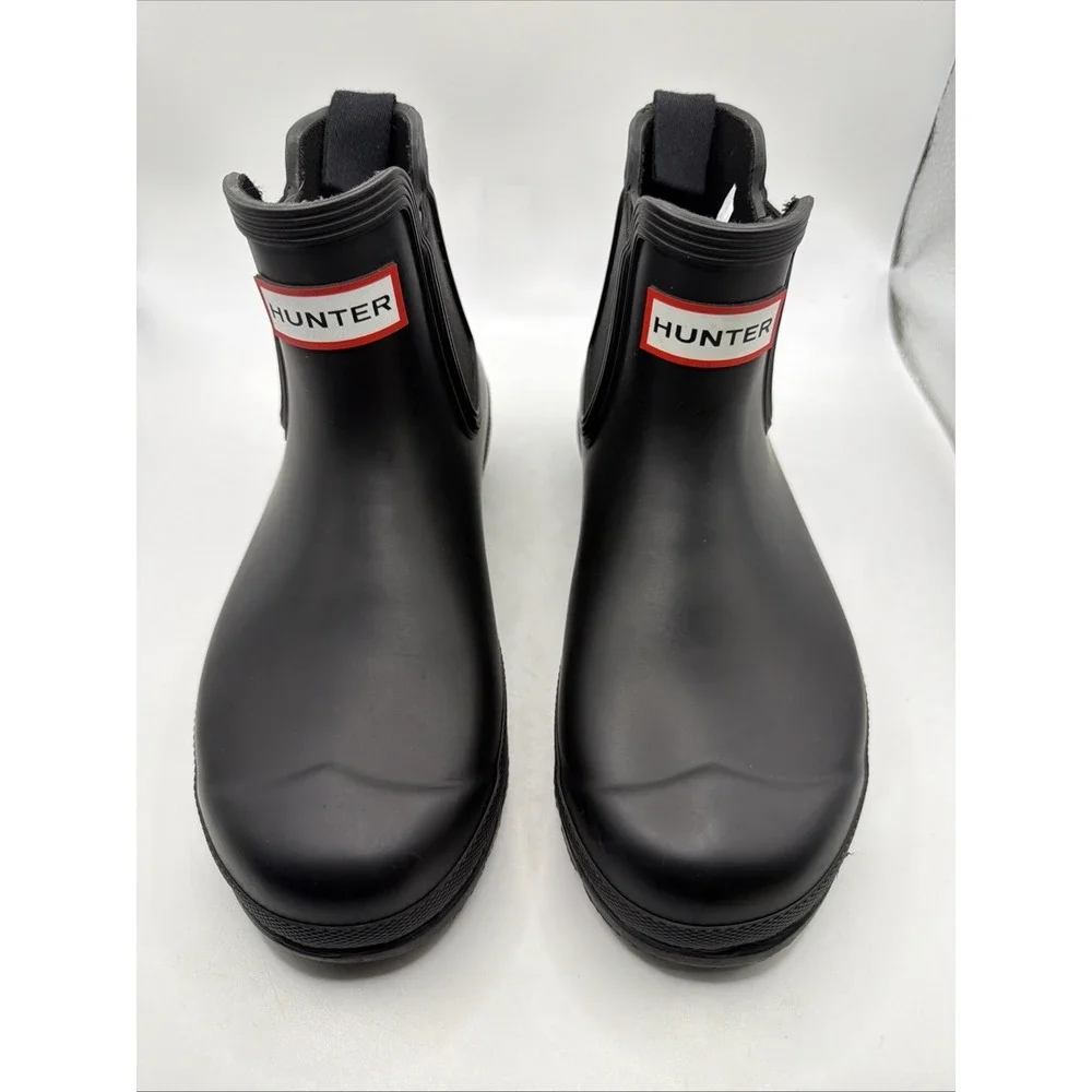NEW! Women's Hunter Original Chelsea Rain‎ Boots WFS2078RMA BLACK Size 6. New